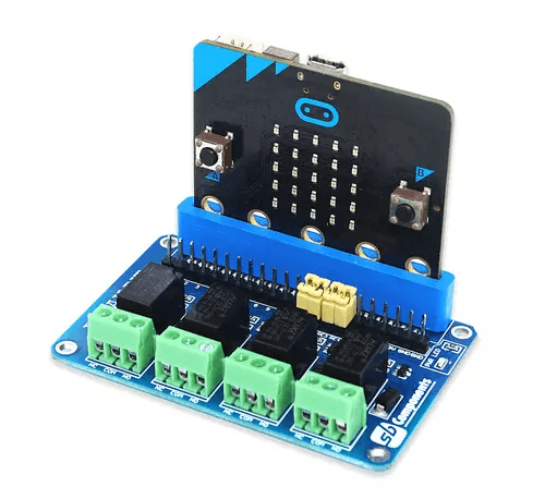 Релейный бит — 4-канальная релейная плата 3 В для micro:bit — фото 2