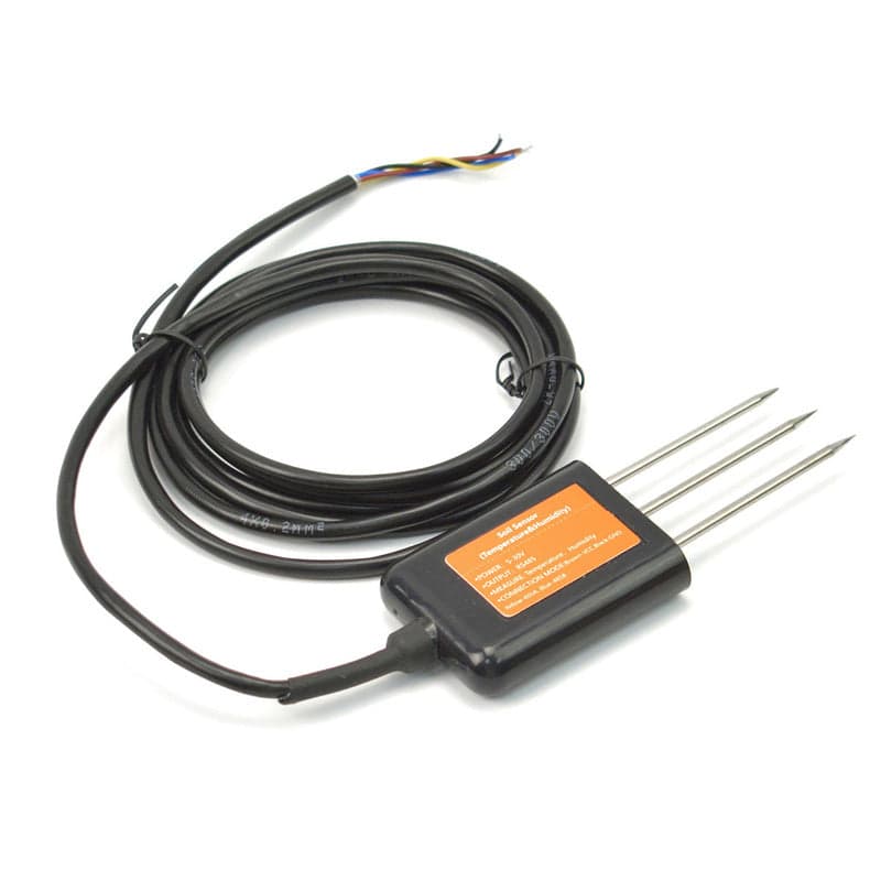 RS485 MODBUS-RTU Датчик температуры и влажности почвы для системы автоматического полива (IP68, совместимость с Arduino) — фото 2