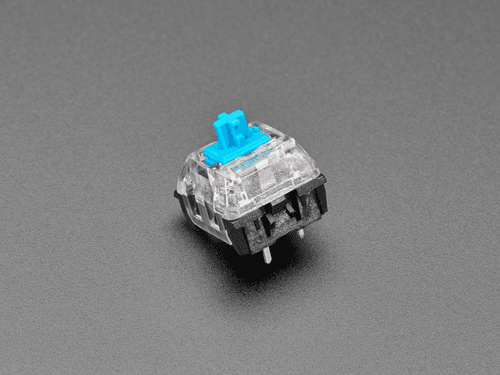 Механический переключатель с ключом Kailh — Clicky Blue — цельный — фото 2