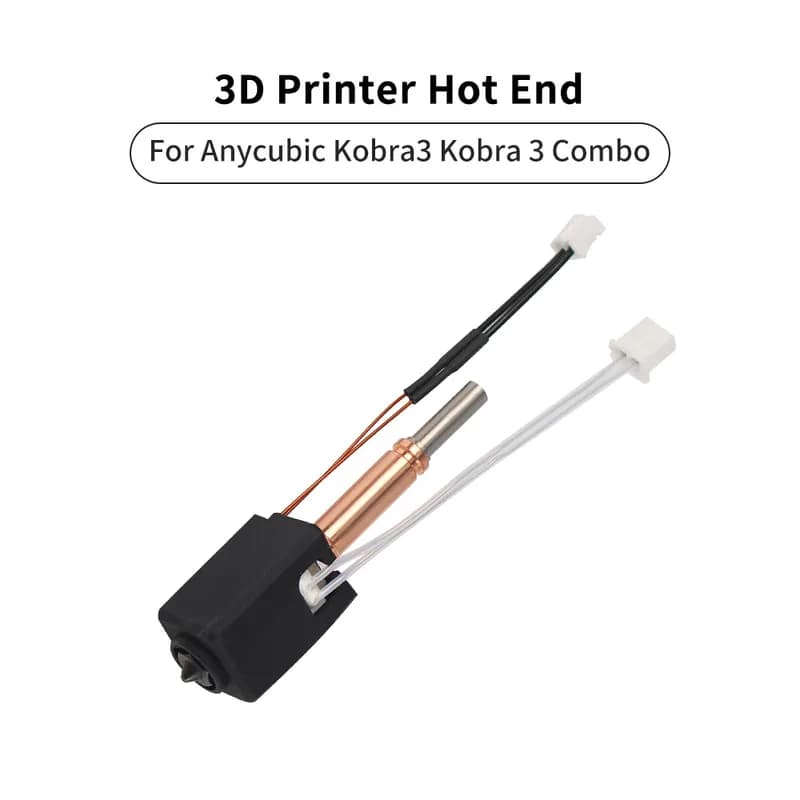 Для Anycubic Kobra 3 Combo, модернизированный Hotend, устойчивый к высоким температурам и прочный, с соплом из закаленной стали 0,4 мм для Kobra 3