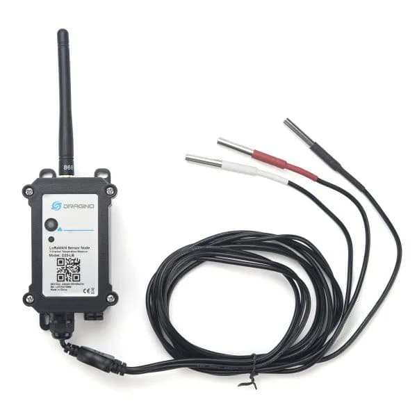 Dragino D23-LB-EU868 LoRaWAN Наружный датчик температуры с 3x DS18B20-Sonden