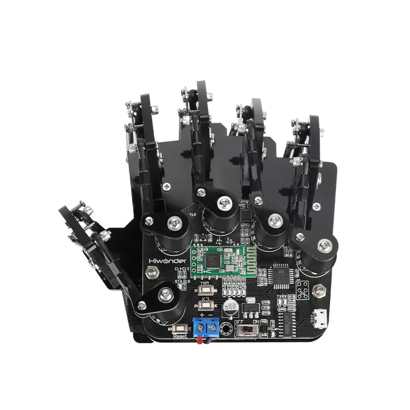 Hiwonder Wireless Glove Соматосенсорная механическая перчатка с открытым исходным кодом для управления роботом