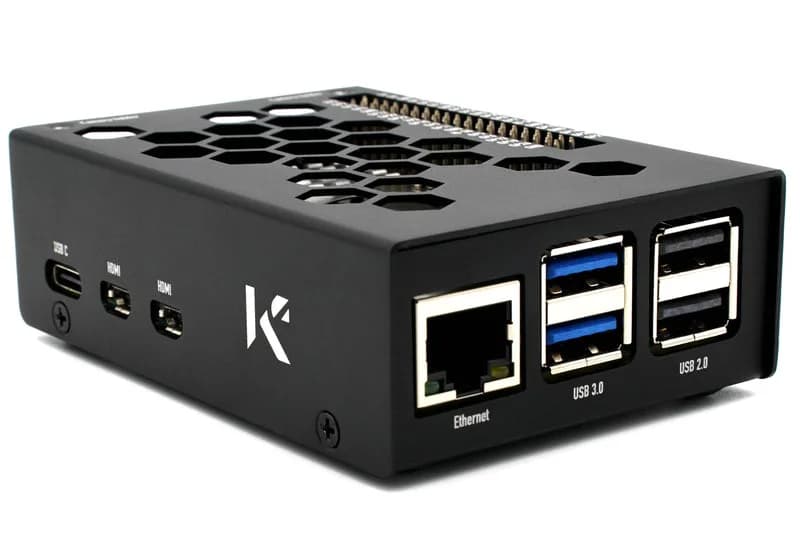 KKSB Raspberry Pi 5 Корпус Алюминий Черный