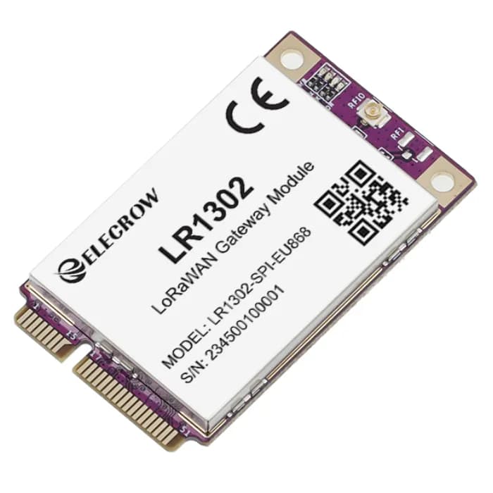 LR1302 Модуль шлюза LoRaWAN SPI EU868 SX1302 Модуль шлюза дальнего действия, поддержка 8 каналов без Pi Hat и комплекта антенны