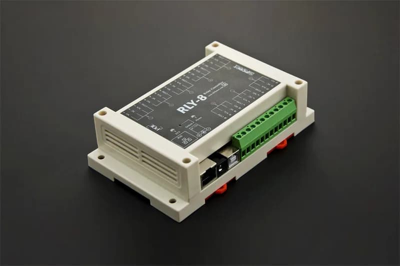 8-канальный релейный контроллер Ethernet (поддержка PoE и USB)