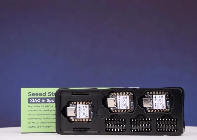 XIAO nRF52840, упаковка из 3 шт. — NFC, встроенная антенна Bluetooth5.0, поддержка Arduino, MicroPython, CircuitPython, tinyGo, Zephyr, Meshtastic, Amazon Sidewalk, QMK, ZMK