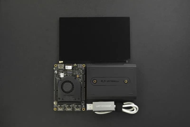 LattePanda 2 Alpha 800s с корпусом Titan, кабелем потоковой передачи и сенсорным дисплеем