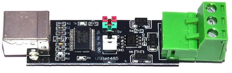 Адаптер последовательного преобразователя USB 2.0 в TTL RS485 FTDI (FT232FRL SN75176)