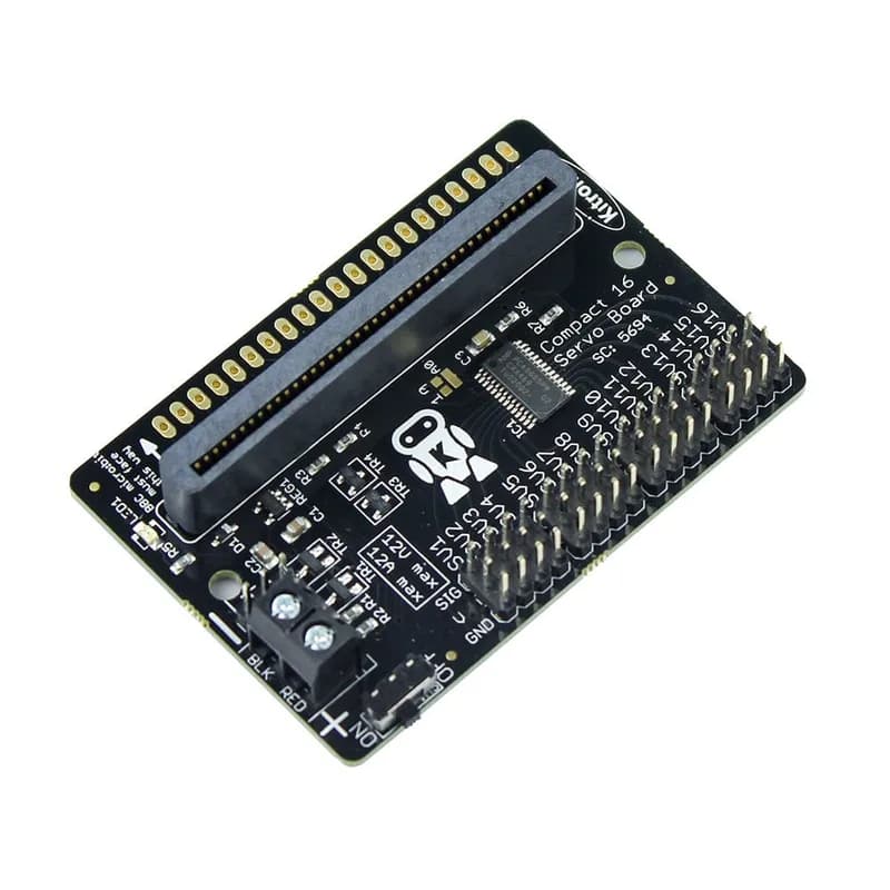 Плата сервопривода Kitronik Compact 16 для BBC micro:bit