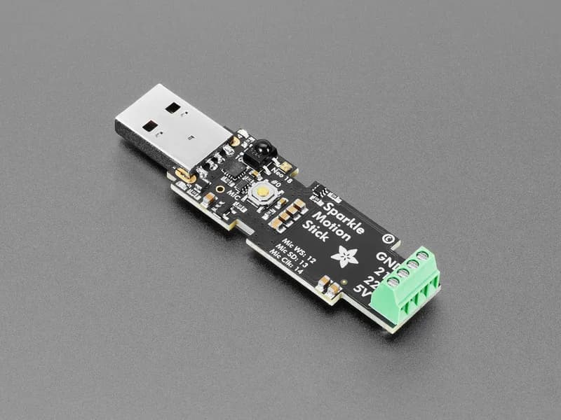 Adafruit Sparkle Motion Stick — USB-накопитель с поддержкой WLED
