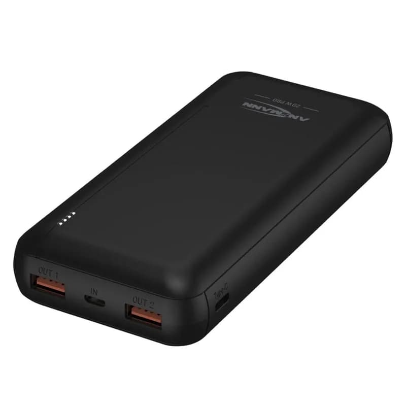 ANSMANN PB320PD Power Bank 20 000 мАч, 20 Вт, PD