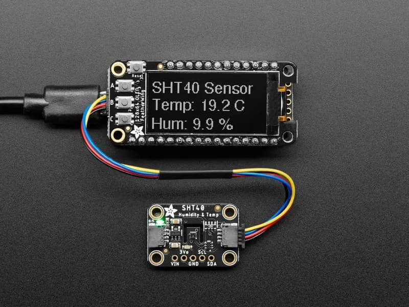 Датчик температуры и влажности Adafruit Sensirion SHT40 — STEMMA QT / Qwiic
