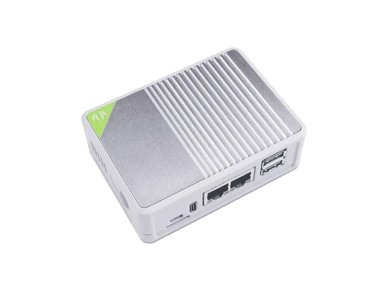 reRouter CM4 102032 — мини-маршрутизатор на базе Raspberry Pi, дорожный маршрутизатор, Dual Gigabit Ethernet, ОС OpenWRT