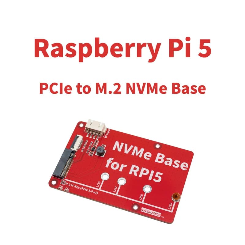 Базовый твердотельный накопитель Raspberry Pi 5 NVME PCIe NVPI5-2280B 2230 2242 2260 228