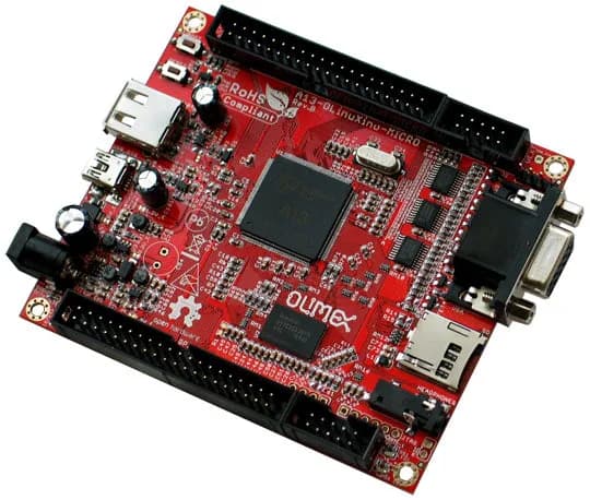 A13-OLinuXino-MICRO - Одноплатный компьютер Linux с процессором ALLWINNER A13 CORTEX-A8 @1000 МГц