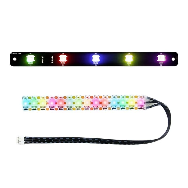 5 шт./14 шт. программируемая лампа RGB Light Bar Strip для робота может поддерживать RaspberryPi Microbit