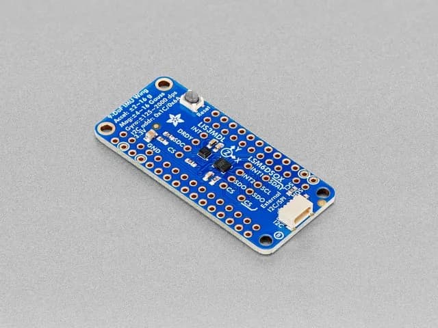Adafruit LSM6DSOX + LIS3MDL FeatherWing — прецизионный IMU с 9 степенями свободы