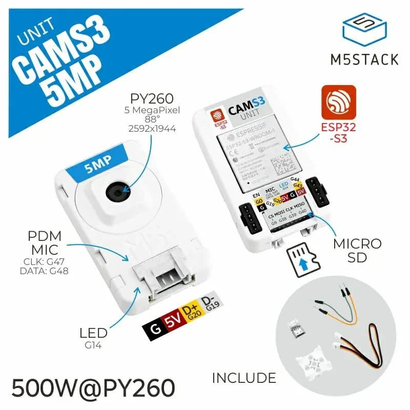 M5Stack CamS3 Wi-Fi (PY260)