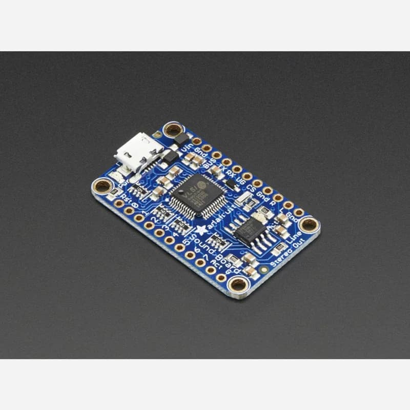Мини-звуковая плата Adafruit Audio FX — триггер WAV/OGG — 2 МБ