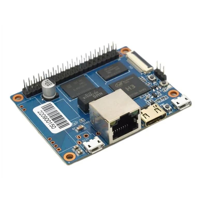 Banana Pi BPI-P2 Zero Allwinner H3 Четырехъядерный процессор Cortex-A7 512M DDR3 8G Поддержка eMMC PoE Run OS Android Linux Одноплатный компьютер