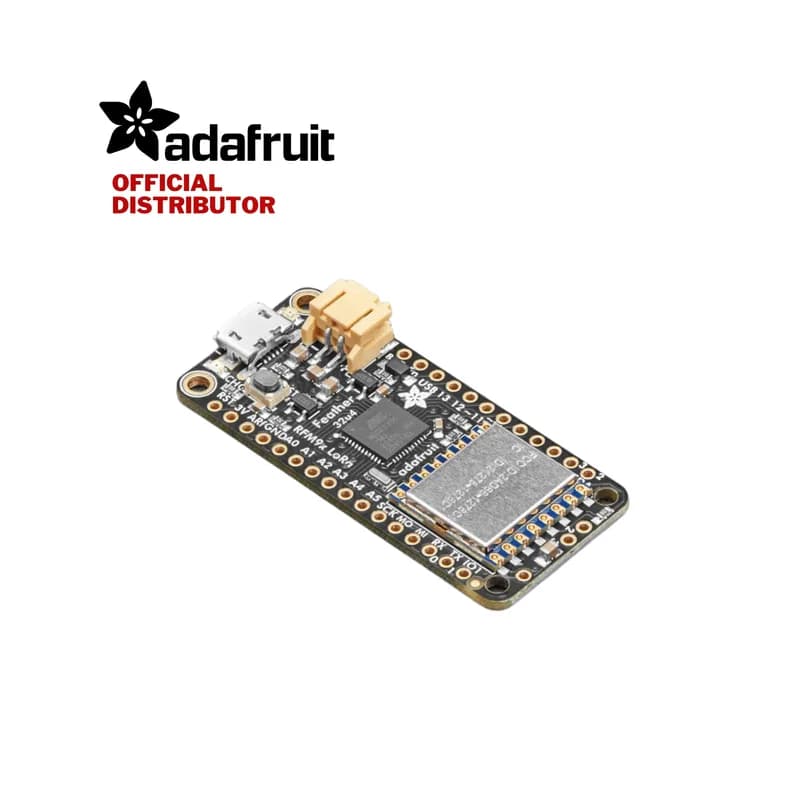 Радио Adafruit Feather 32u4 RFM95 LoRa - 868 или 915 МГц - RadioFruit