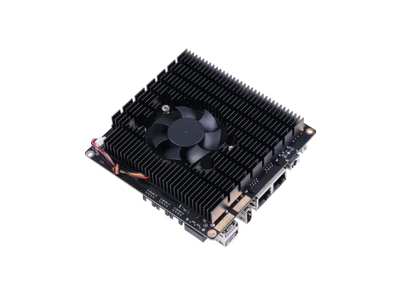 ODYSSEY — X86J4125864 v2 (Win11 Enterprise активирована) — мини-ПК с 64 ГБ eMMC, Linux и Arudino Core, двумя сетевыми адаптерами 2,5 Gigabit Ethernet, выходом 4K, RP2040, рассеиванием тепла вентилятором
