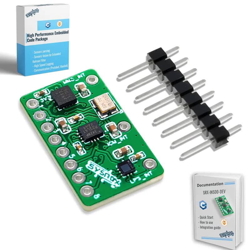 10Dof Imu Акселерометр Гироскоп Магнитометр Барометр icm42688 mmc5983ma lps22hb Ahrs SPI Коммутационная плата для Arduino