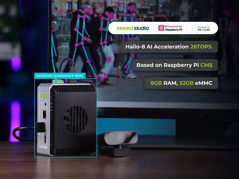 reComputer AI Industrial R2135-12 — самый мощный в мире AI-бокс Raspberry Pi