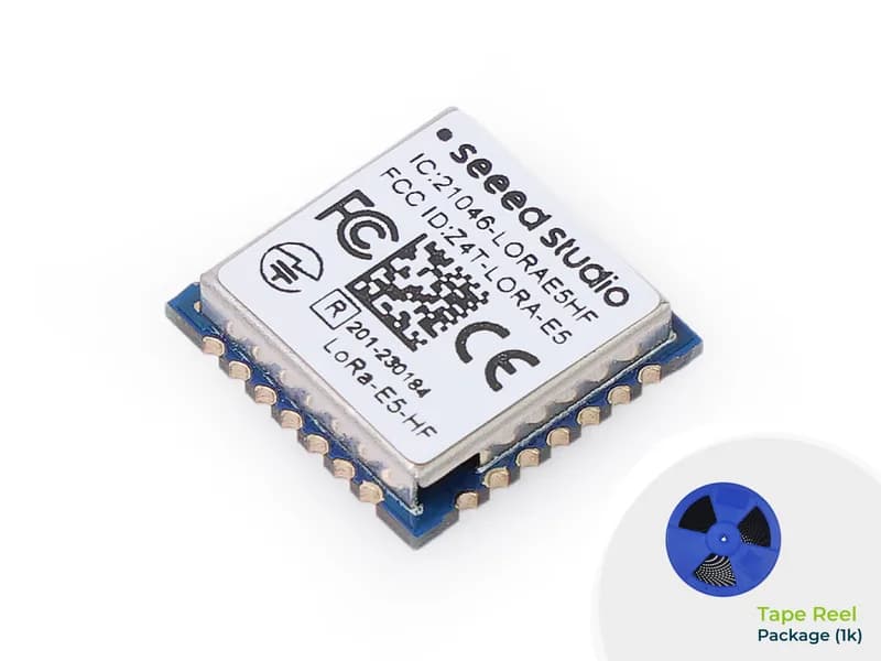 Беспроводной модуль Wio-E5 (катушка с лентой) — STM32WLE5JC, встроенный ARM Cortex-M4 и SX126x, поддерживает LoRaWAN на EU868 и US915