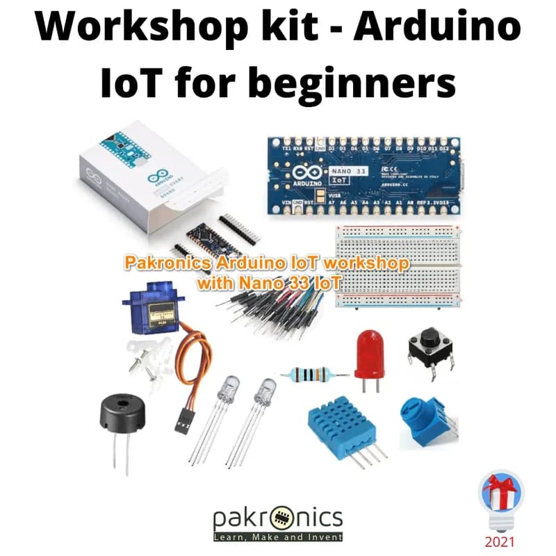 Комплект для мастерской - Arduino IoT для начинающих