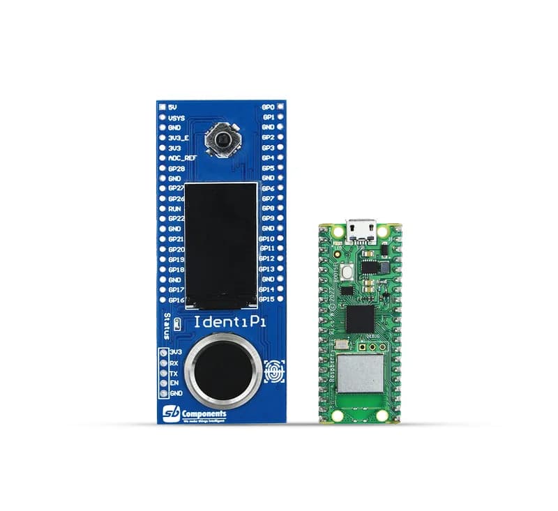 IdentiPi - ШЛЯПА со сканером отпечатков пальцев для Pico