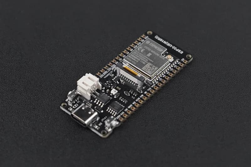 Микроконтроллер IoT FireBeetle 2 ESP32-UE (N16R2) (16 МБ фл., 2 МБ PS., поддержка внешней антенны, Wi-Fi и Bluetooth)