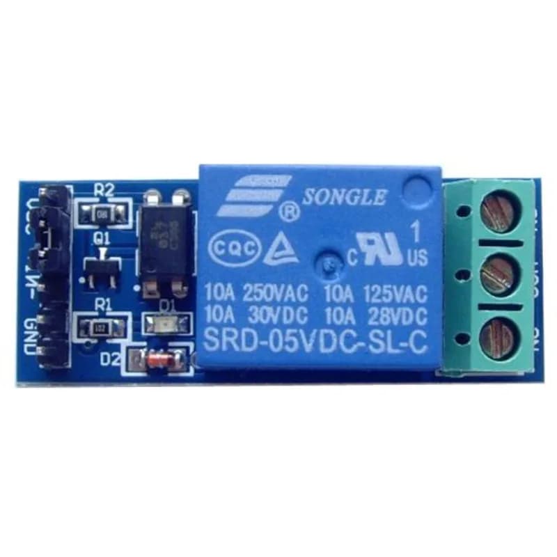 1-канальный релейный модуль 5 В, совместимый с Arduino BK008