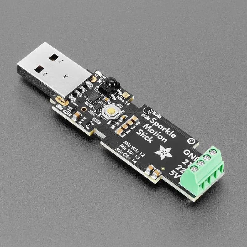 Adafruit Sparkle Motion Stick — USB-накопитель с поддержкой WLED