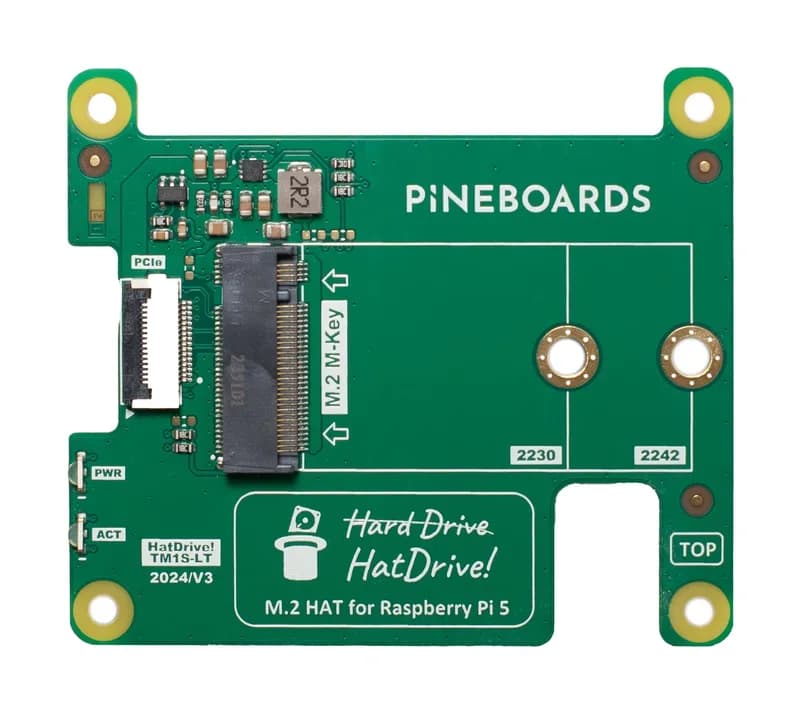 ХэтДрайв! Top Lite (NVMe 2230, 2242 GEN 3) для Raspberry Pi 5