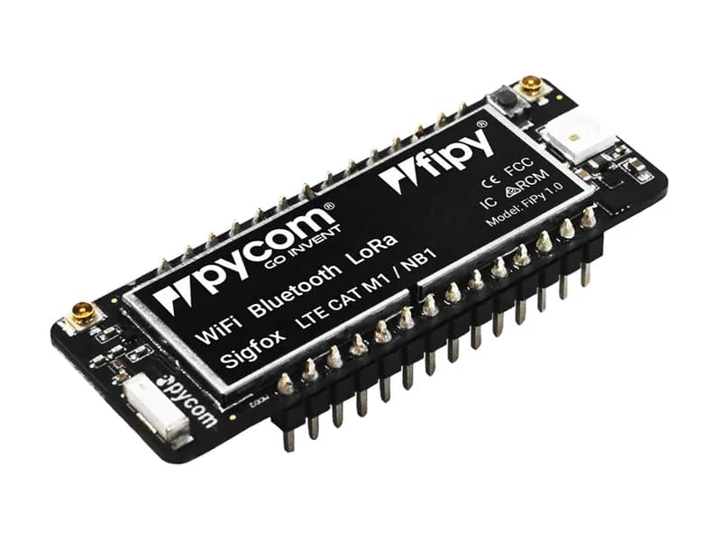 Плата разработки Pycom Fipy с поддержкой MicroPython (LoRa, Sigfox, WiFi, Bluetooth, LTE CAT M1, NB-IoT)