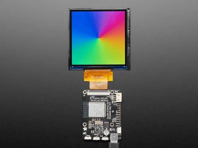 Квадратный TTL-дисплей RGB RGB — 3,4 дюйма, 480x480, без сенсорного экрана