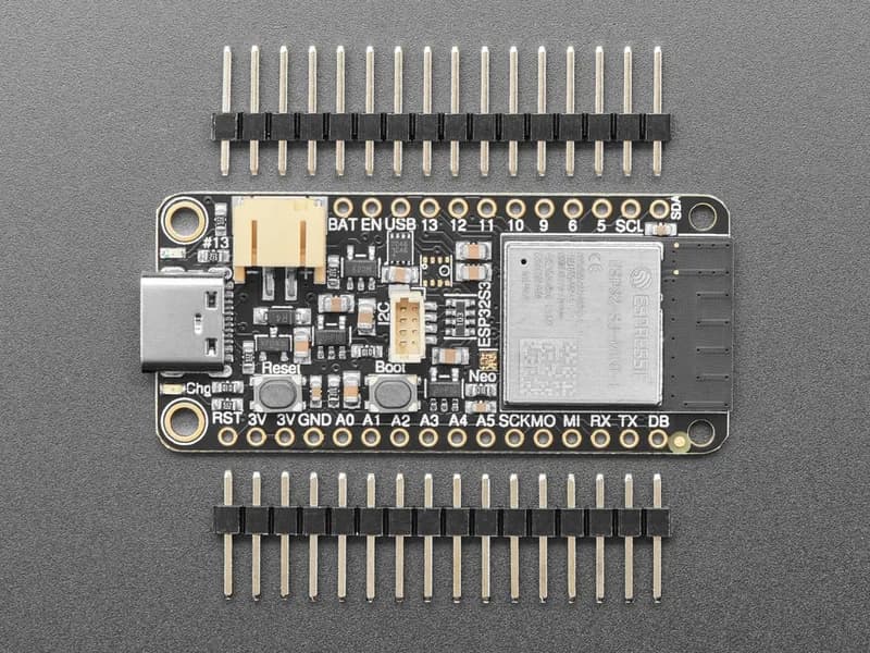 Adafruit ESP32-S3 Feather с STEMMA QT / Qwiic 8 МБ флэш-памяти без PSRAM