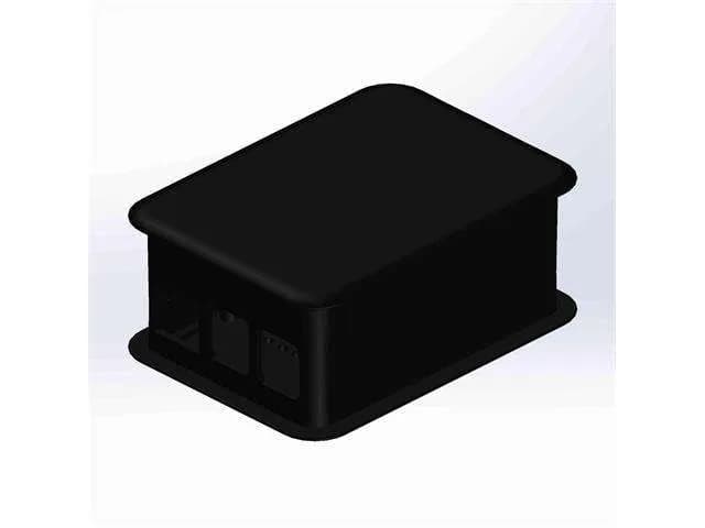 TEKO RASPBERRY PI2B/PI3 ENCL BLK