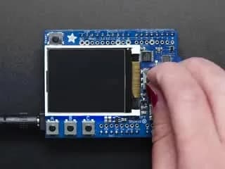 Adafruit 1,8-дюймовый цветной TFT-экран с картой памяти microSD и джойстиком — v2