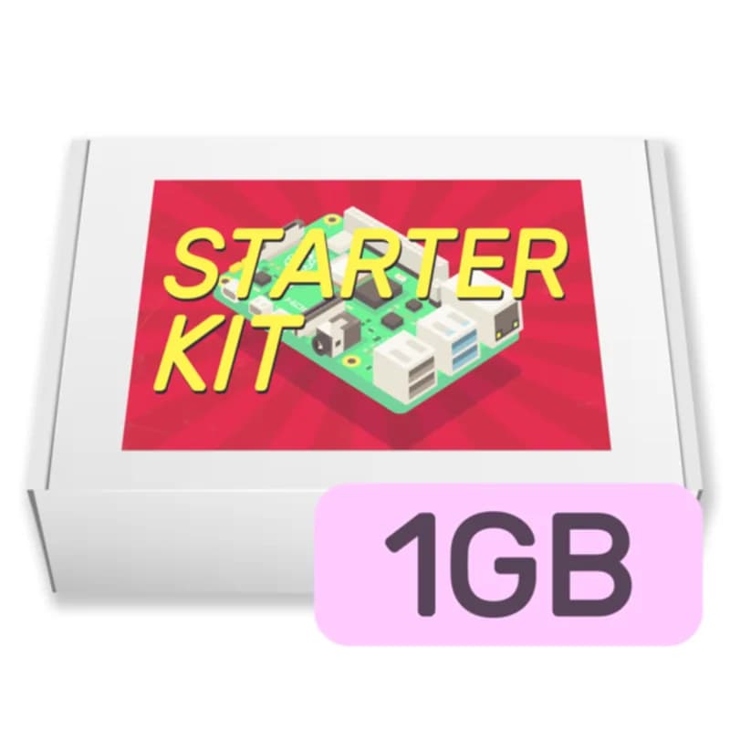 Стартовый комплект Raspberry Pi (1 ГБ)