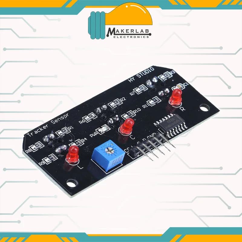 3-канальный модуль датчика слежения за линией для Arduino Raspberry Pi