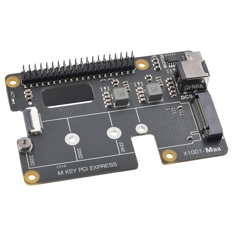 Высокомощное дополнение NVMe SupTronics X1001-MAX для Raspberry Pi 5