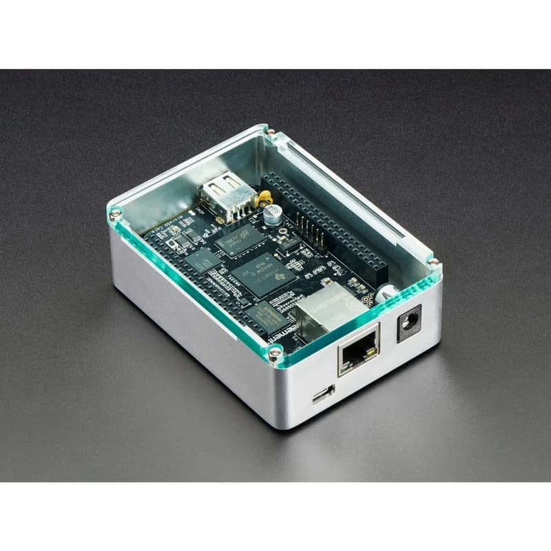 Anidees BeagleBoneBlack — серебристый алюминий с хрустальной верхней частью