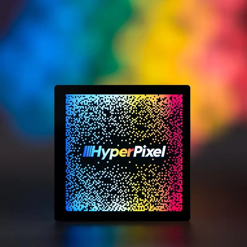 HyperPixel 4.0 Square — дисплей высокого разрешения для Raspberry Pi