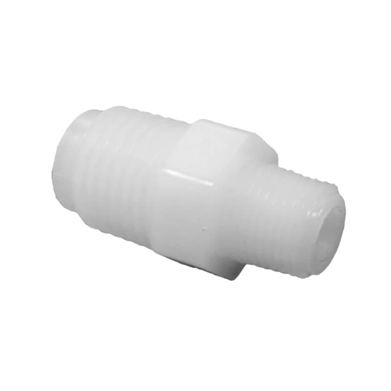 Нейлоновый шестигранный ниппель, 1/4–1/8 дюйма NPT