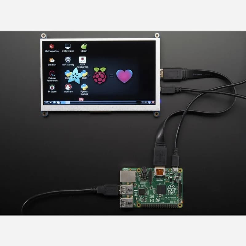 Рюкзак с дисплеем HDMI 7 800x480 — без сенсорного экрана