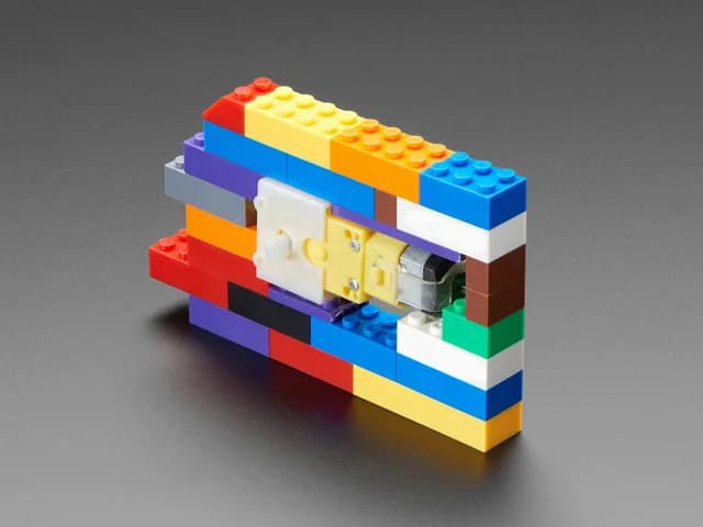 LEGO-совместимый кронштейн Brick для двигателя коробки передач постоянного тока "TT"