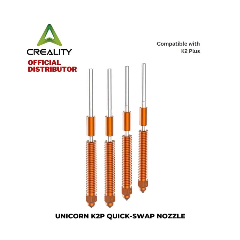 Набор насадок Creality Unicorn Quick-Swap 0,4 мм 0,6 мм 0,8 мм для 3D-принтера K2 Plus, Hi