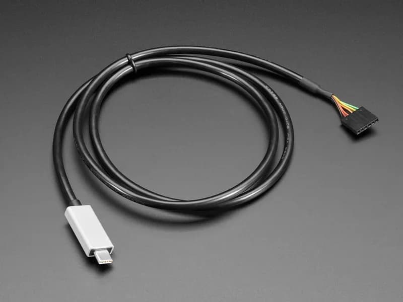 FTDI Serial TTL-232 USB-кабель типа C — питание 5 В / логика 3,3 В